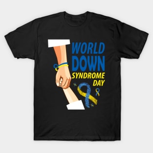 World Down syndrome day .Down syndrome awareness day T-Shirt